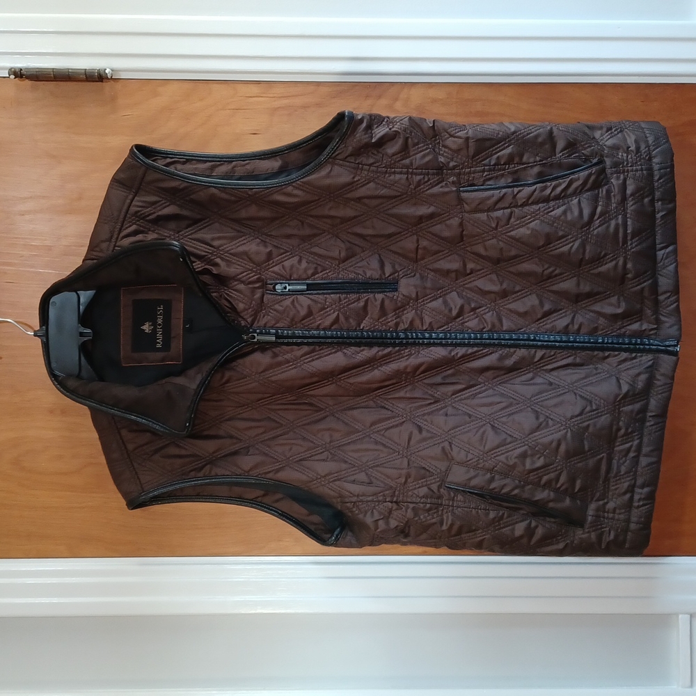 RAINFROREST men's thermal quilted vest size L